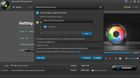 Aiseesoft 4K Converter download