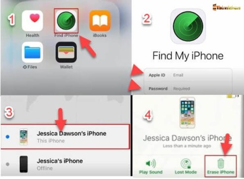 How to Unlock iPhone Passcode key-ink