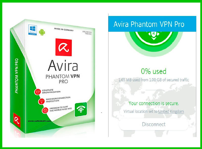 Avira Phantom VPN Pro Crack + key
