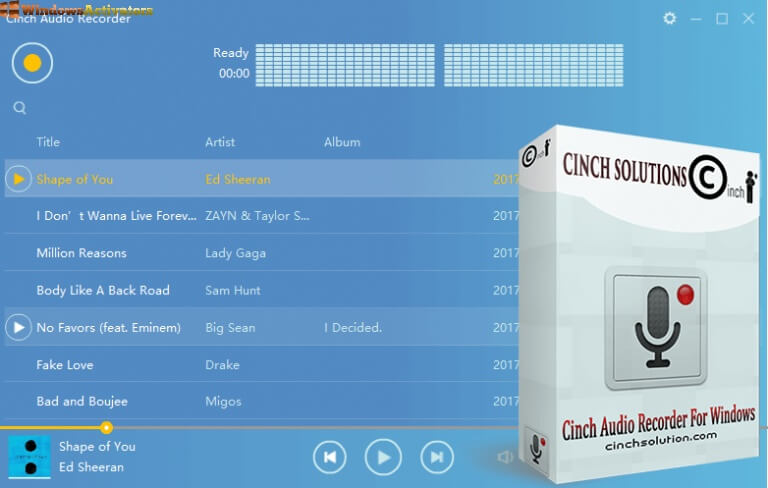 Cinch Audio Recorder Crack