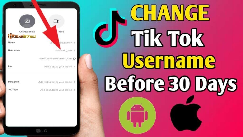 how to change tiktok username FREE-ink